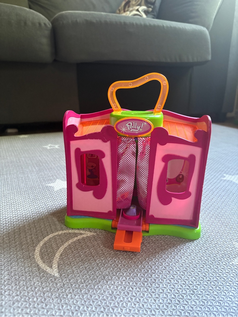 Polly Pocket Pink Portable Playhouse Carry Case